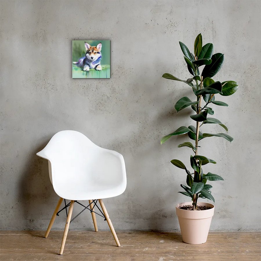 Cute Dog Digital Painting - v3 product image (5)