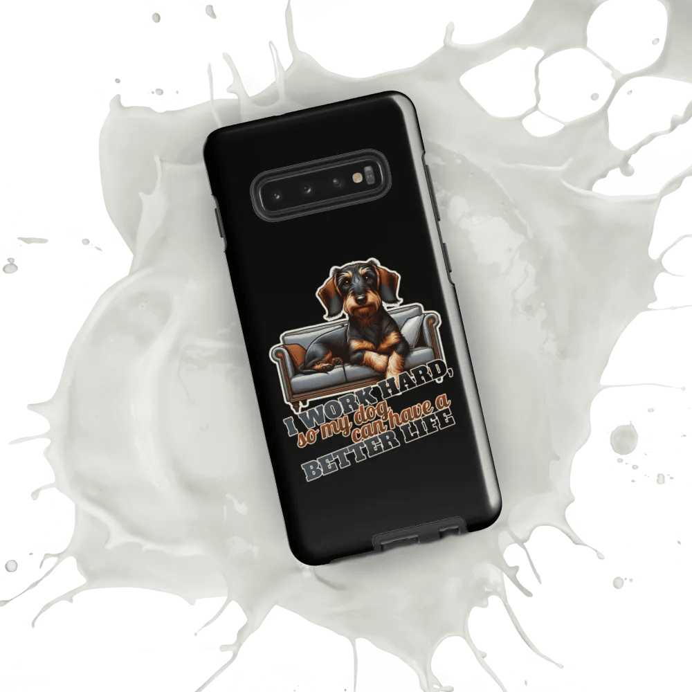 Work Hard – Dachshund - Samsung Tough Case product image (9)