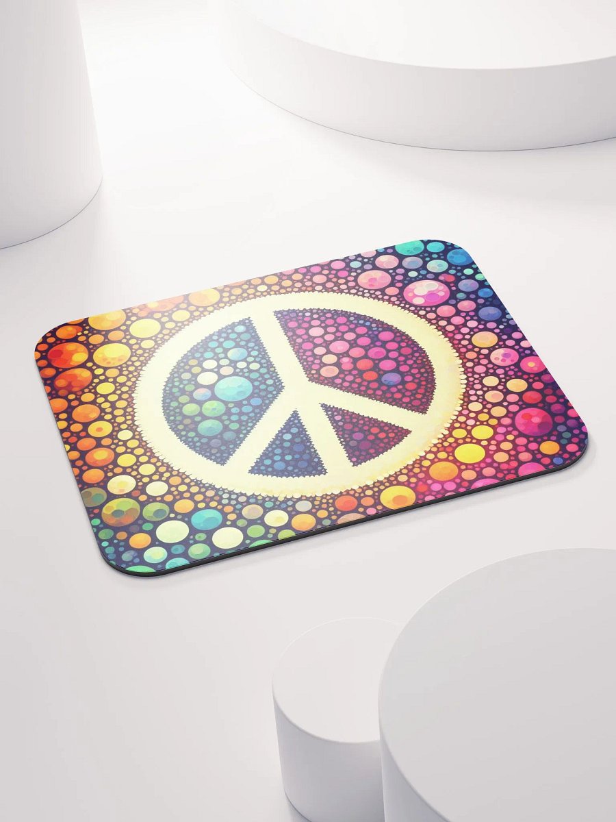 Psychedelic Peace Mouse Pad product image (4)