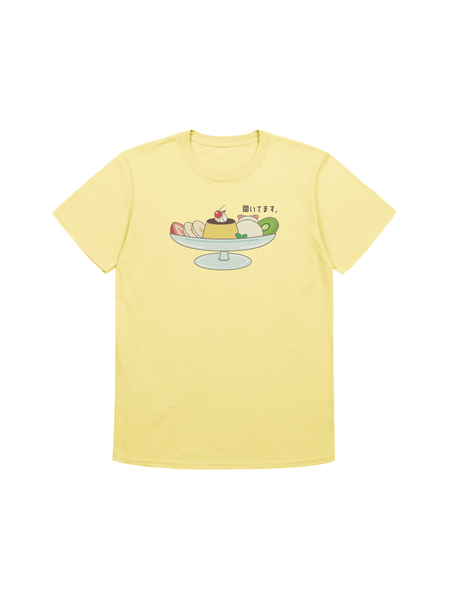 Pudding A La Mode Cat - Unisex Adult Super Soft Lightweight T-shirt product image (4)