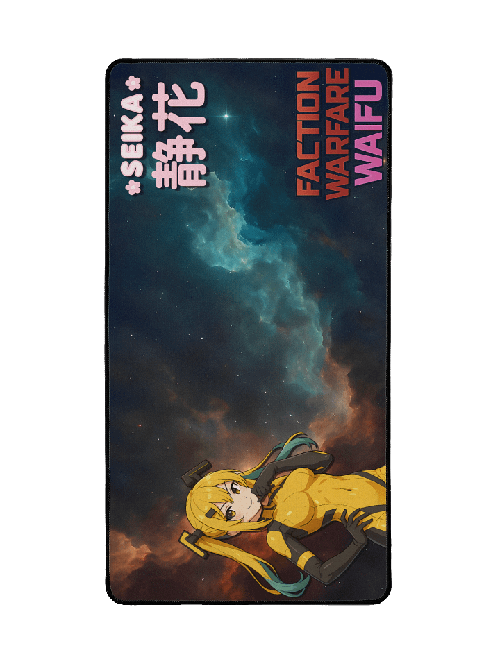 SLOW's FW Waifu "Seika" Desk Mat – 15.5" x 31.5" product image (2)