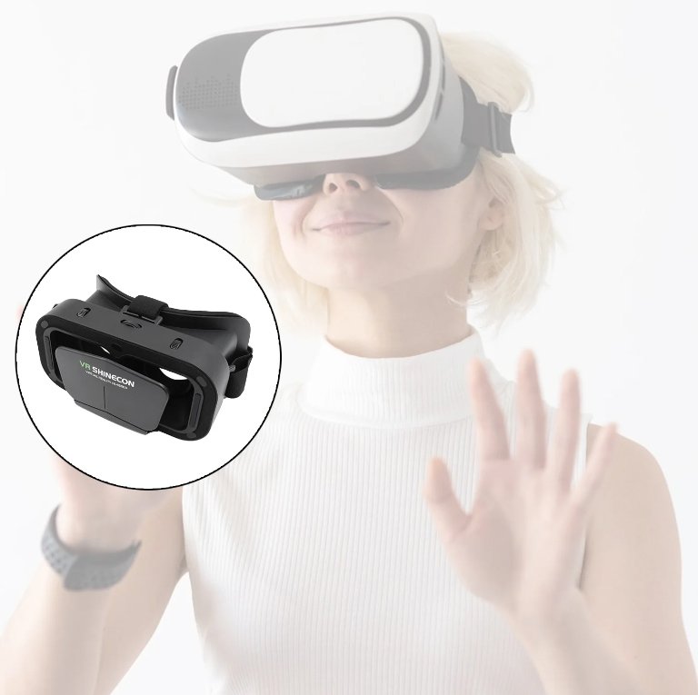3d VR Headset Compatible With IPhone & Android Virtual Reality VR Goggles For 3D VR Movies Video Games (1 Pc) product image (4)