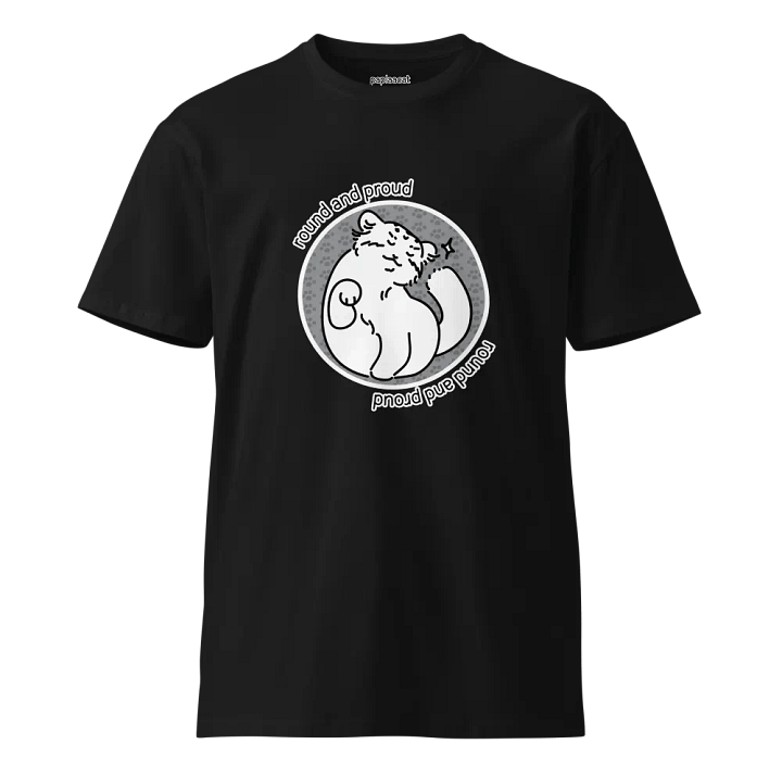 Round and Proud Manul Unlabeled Version - AS Colour Unisex T-Shirt product image (1)