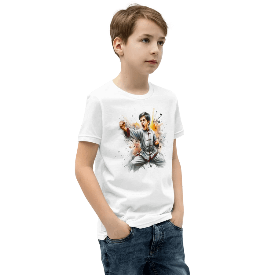 Kung Fu Boy Youth Tee product image (3)