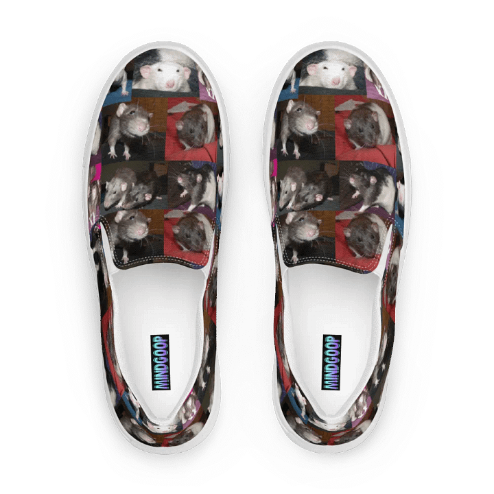 Rats galore, slip on canvas shoes (womens) product image (1)