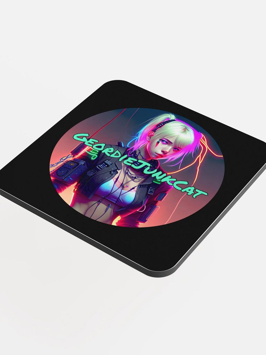 NEON FOUR Drink Coaster (3.74″x 3.74″, US and EU Shipping) product image (4)