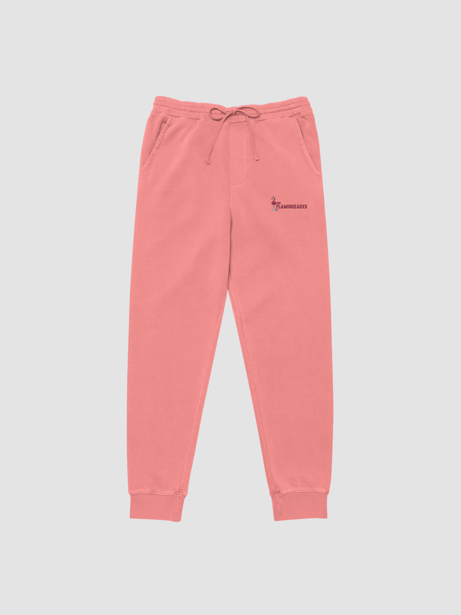 Unisex Pigment-Dyed Sweatpants [PINK] Alt Logo product image (1)