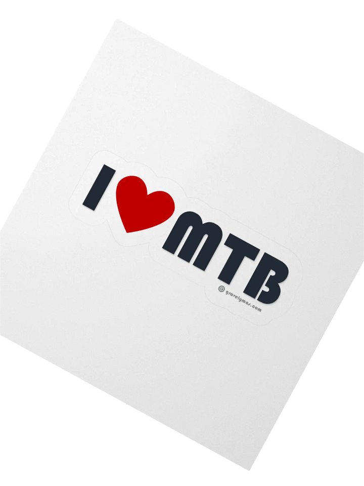 I Love MTB sticker product image (5)