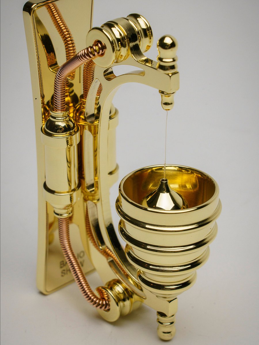 Steampunk Brass Mechanical Doorbell – Polished Door Chime for Unique Home Entrance product image (3)