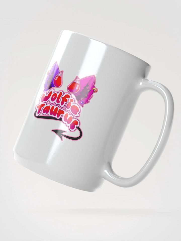 Wolfie taurus logo on white mug product image (2)