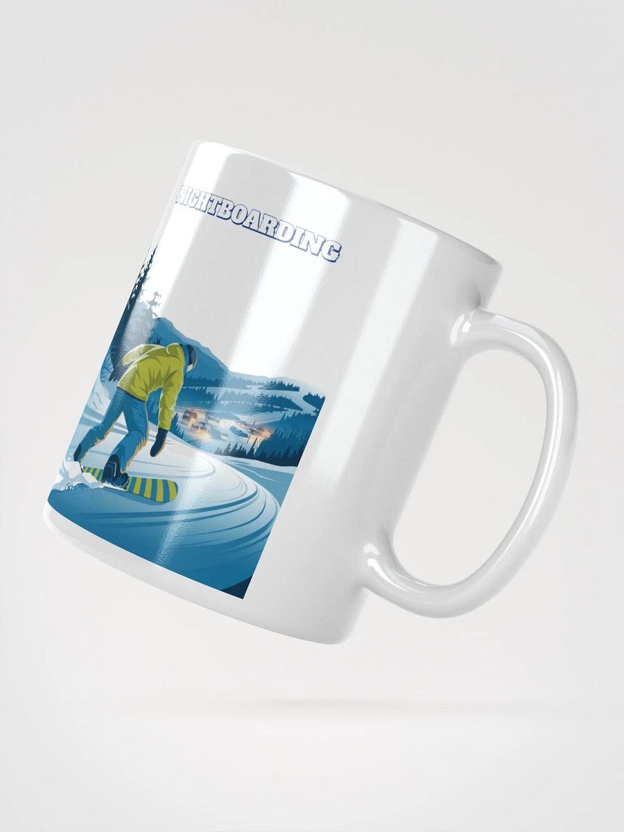 Nightboarding - Midnight Snowboarding White Mug product image (14)