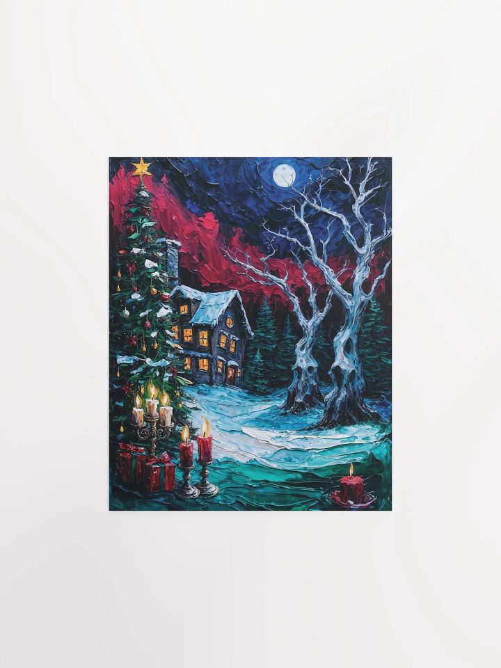 Christmas Winter Cottage Poster product image (5)
