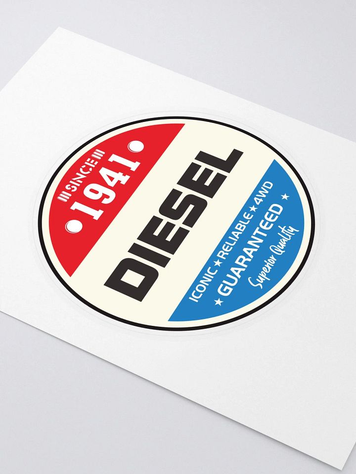 Vintage Diesel Logo Sticker Sheet product image (2)