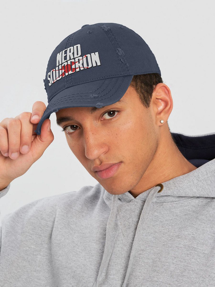 Nerd Squadron Distressed Dad Hat product image (19)