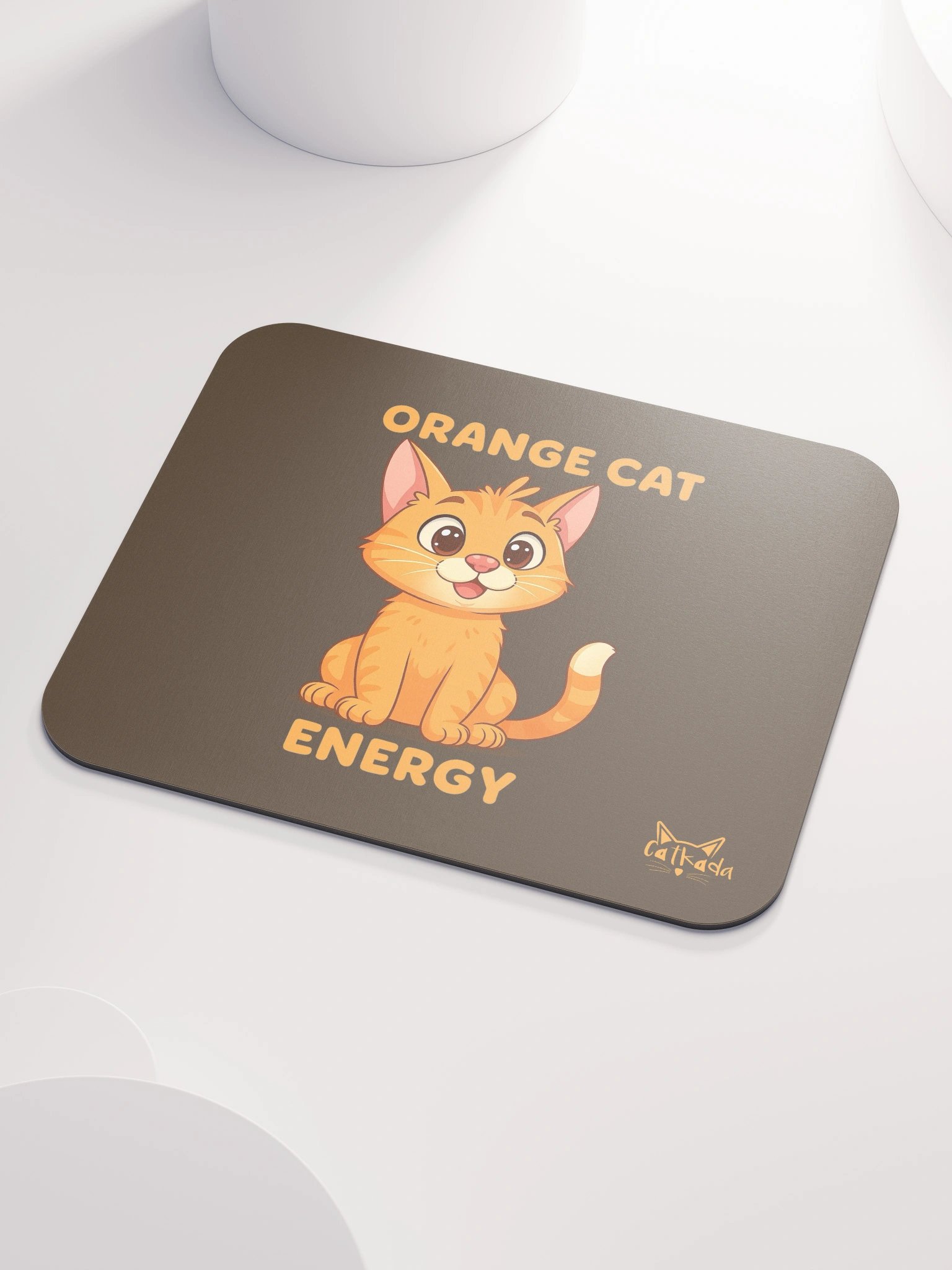 ORANGE CAT ENERGY MOUSEPAD product image (3)