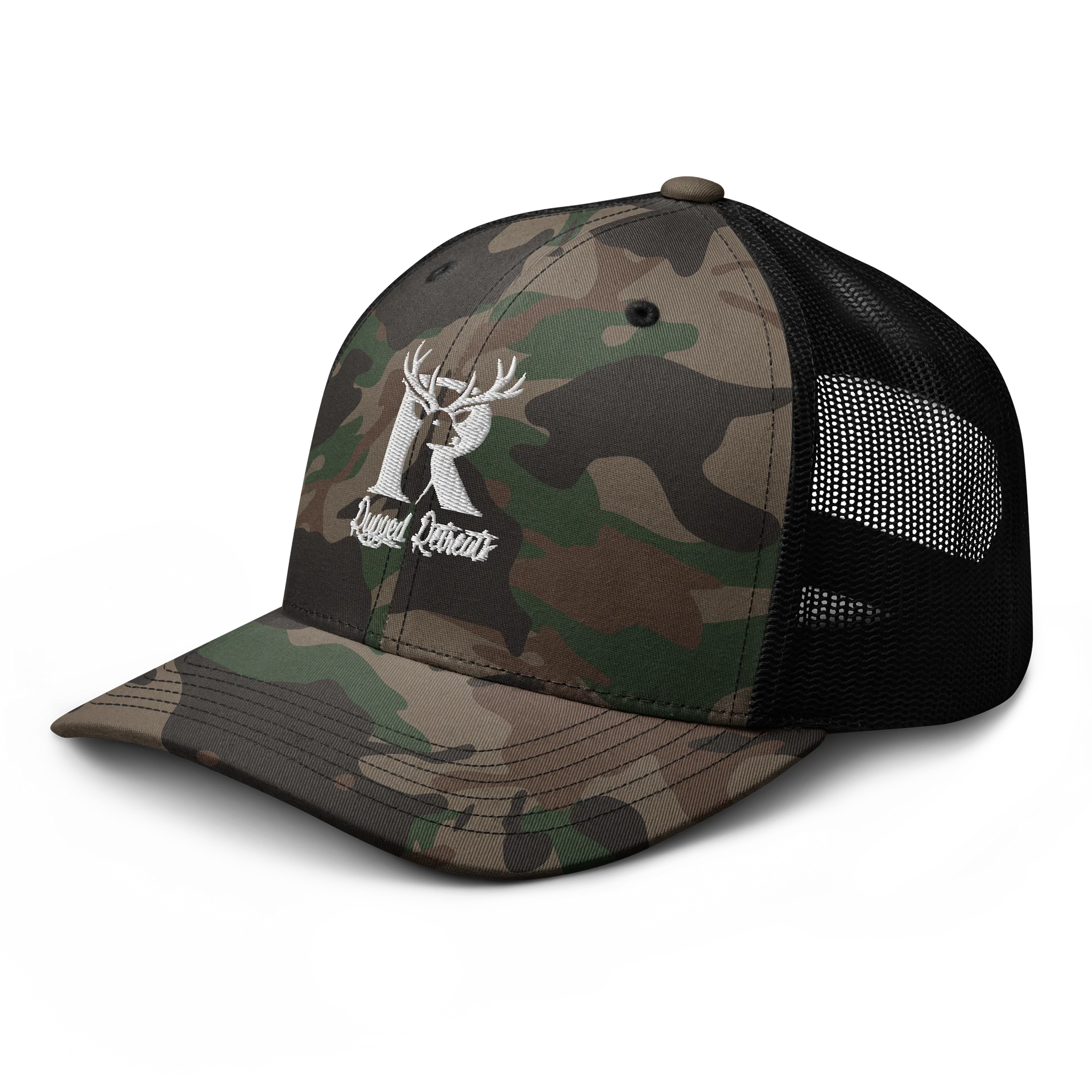 Rugged Retreats Camo Hat product image (4)