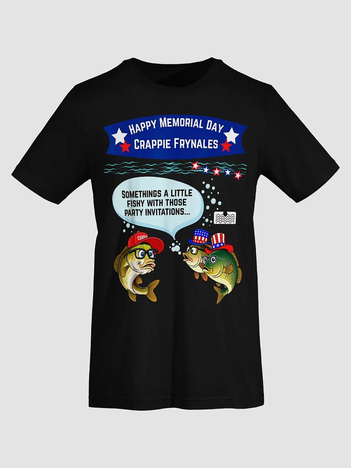 Happy Memorial Day Crappie Frynales T-Shirt product image (1)