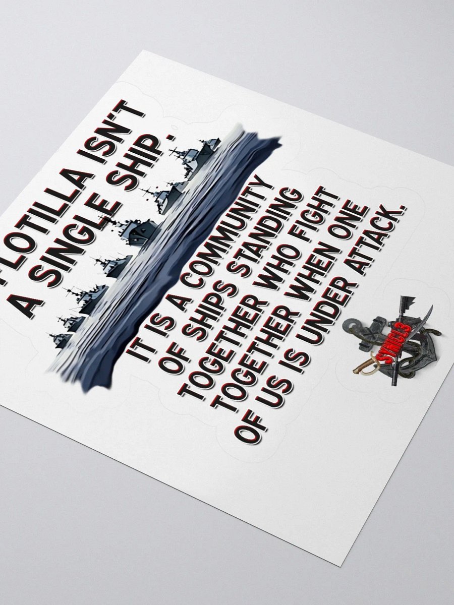 A Flotilla - Sticker product image (4)