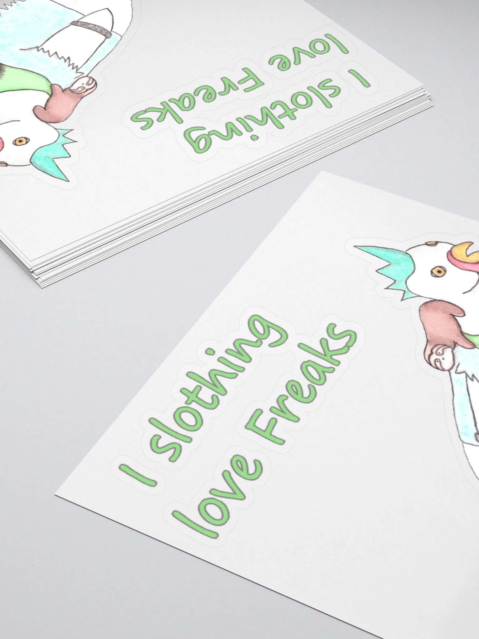 I Slothing Love Freaks Sticker! product image (11)