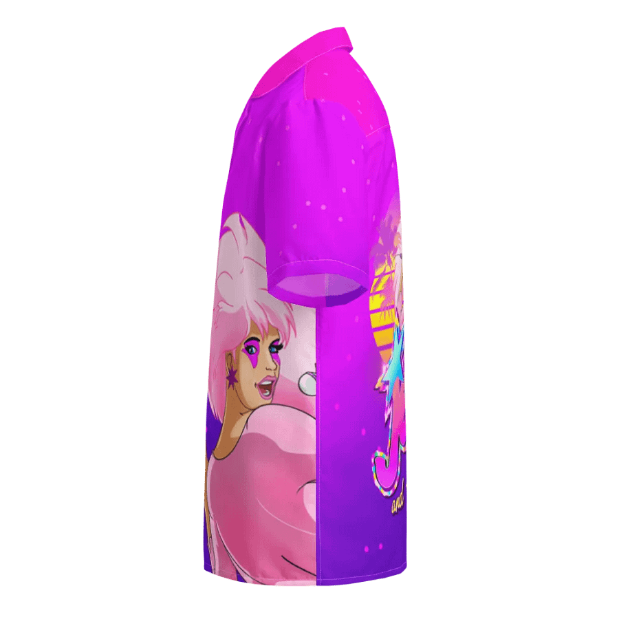 Jem Vaporwave Tribute Hawaiian Button up product image (4)