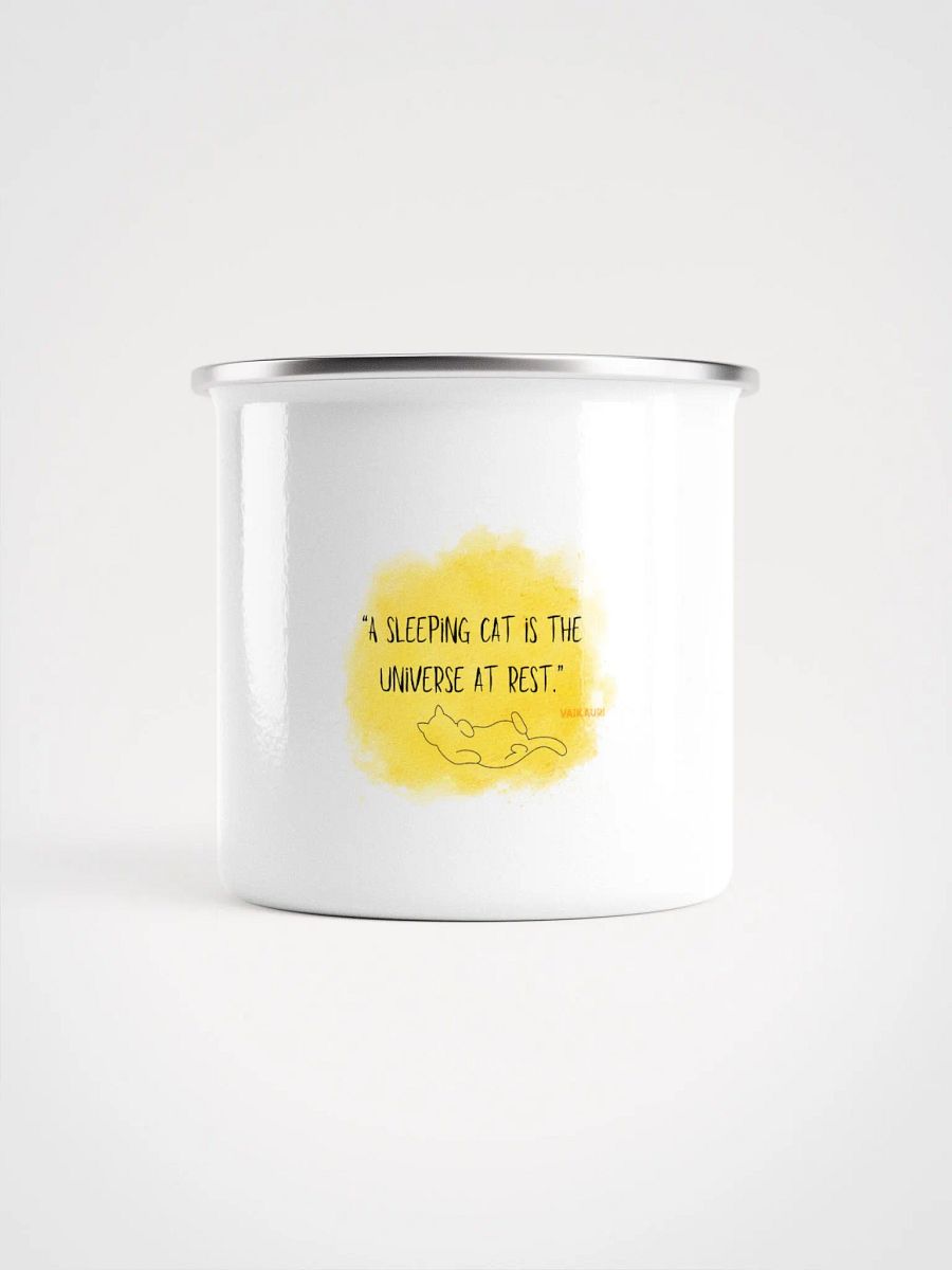 Vaikauri Cat Enamel Adventure Mug product image (1)