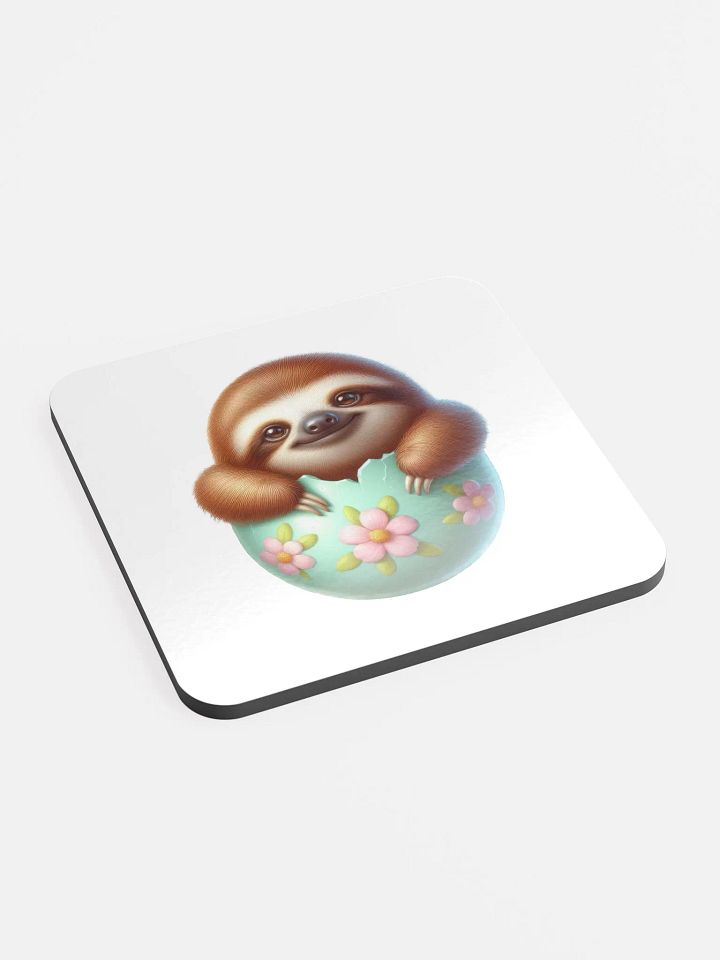 Sloth Easter Egg - Coaster product image (2)