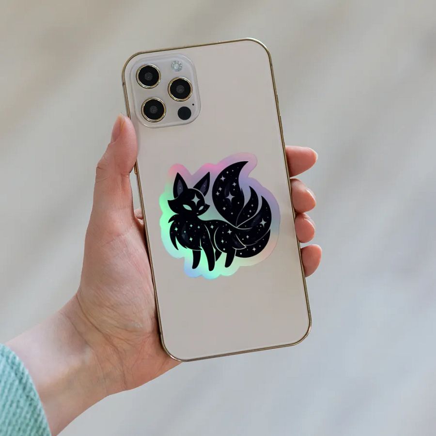 Cosmic Kitsune Sticker product image (1)