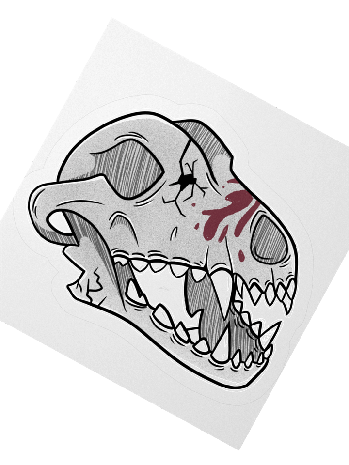 Miyuu's 2025 DONOTHON DeerSkull Sticker product image (2)
