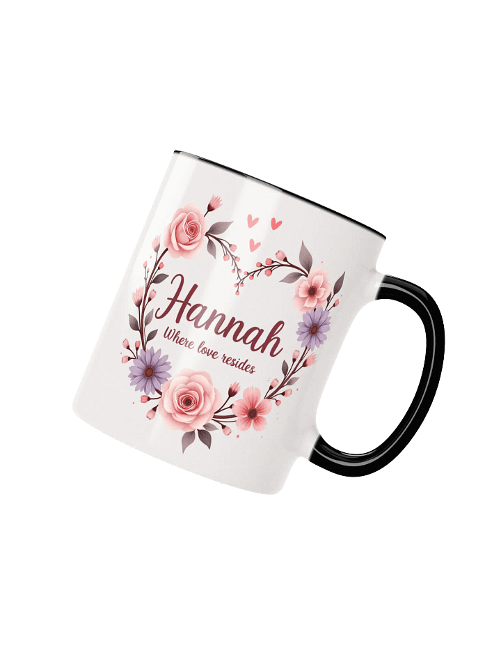 Hannah Mug: Where Love Resides – A Perfect Personalized Gift product image (2)