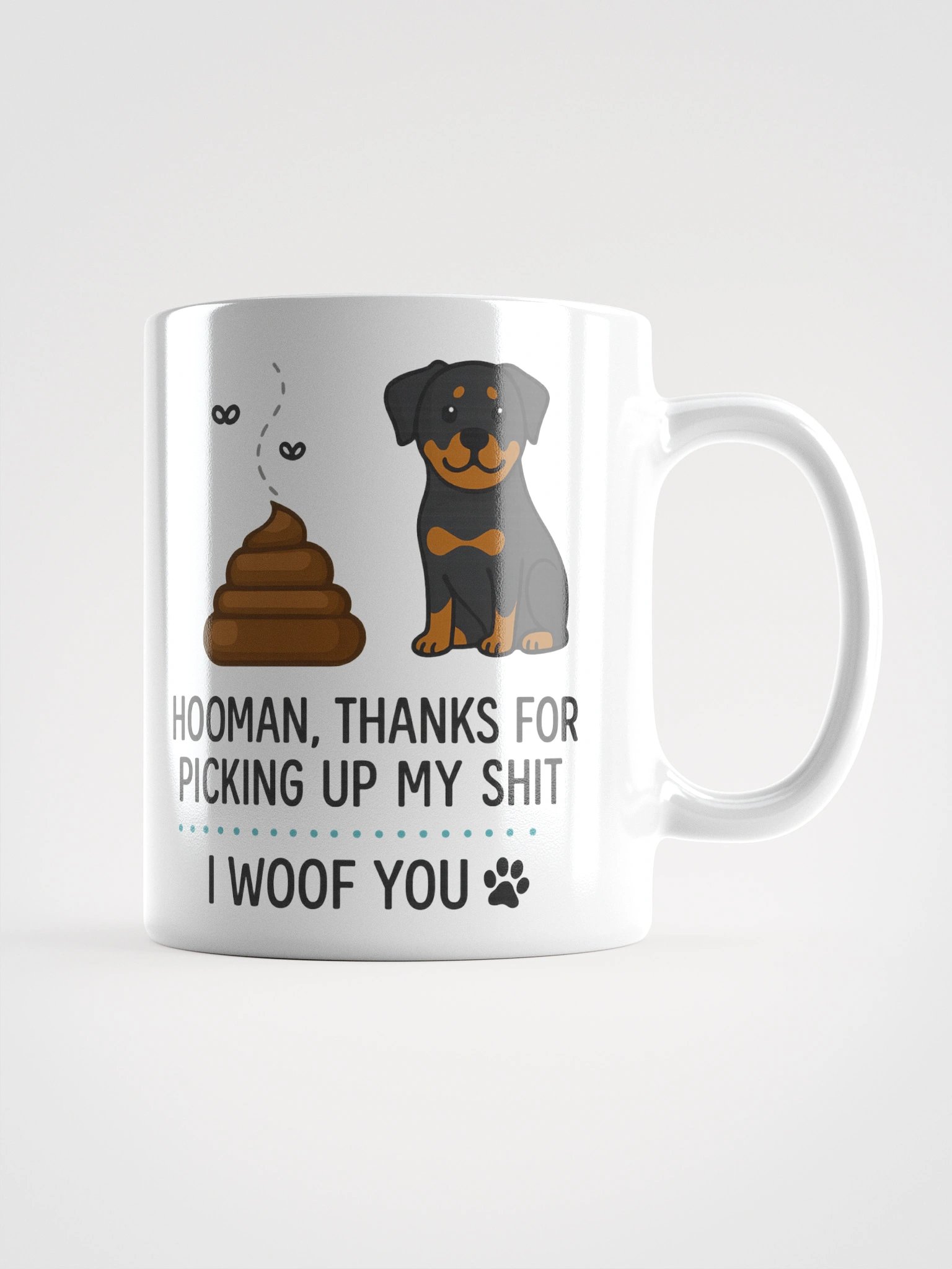 Pawsitively Hilarious Rottweiler Mug product image (2)