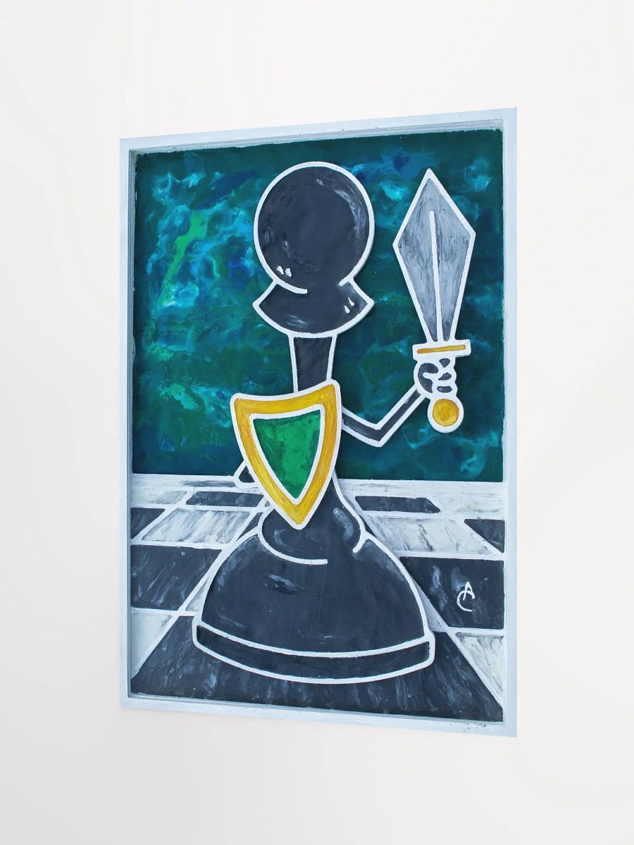 Black Pawn Fighter Print product image (2)