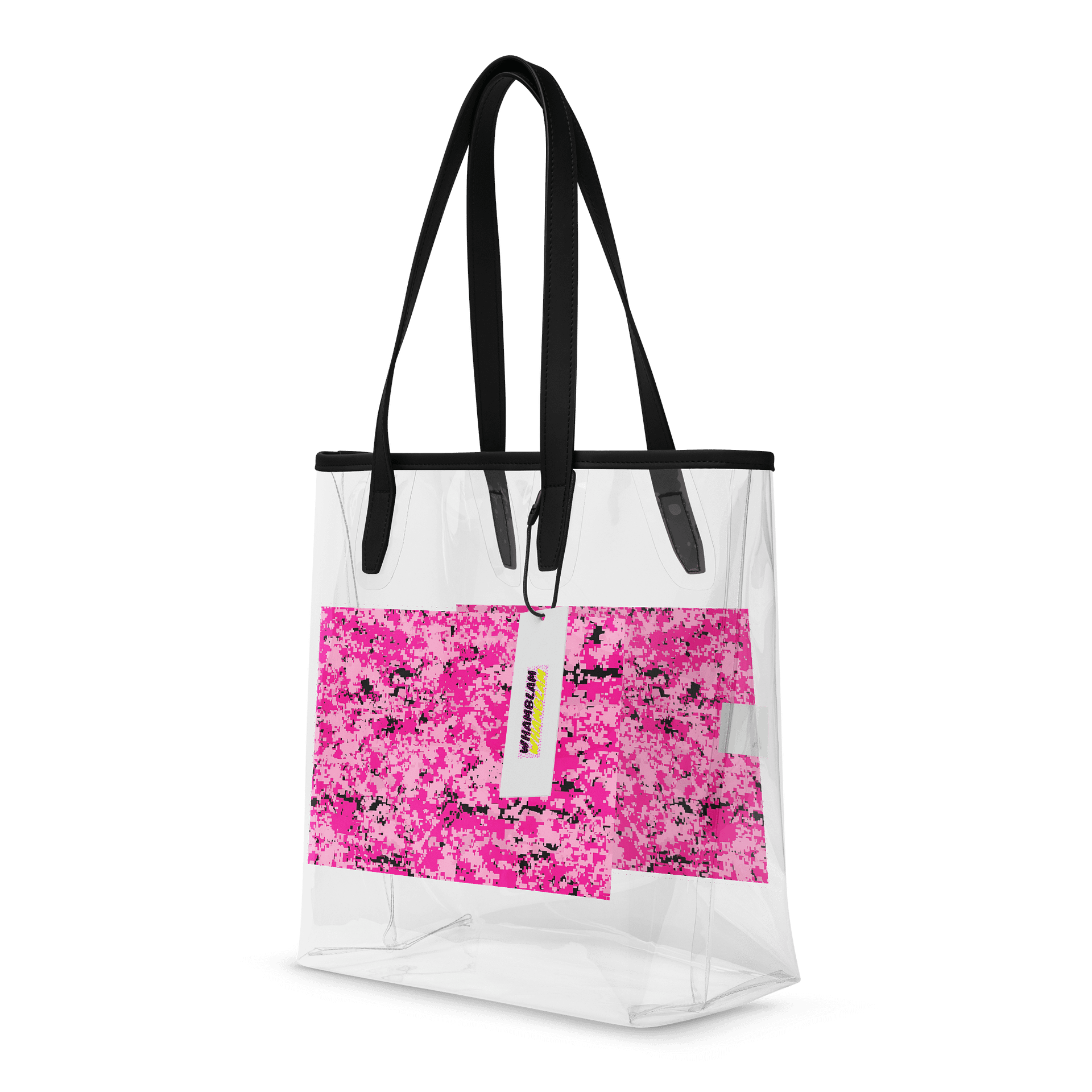 Pixel Pink Clear Tote: Urban Chic product image (4)