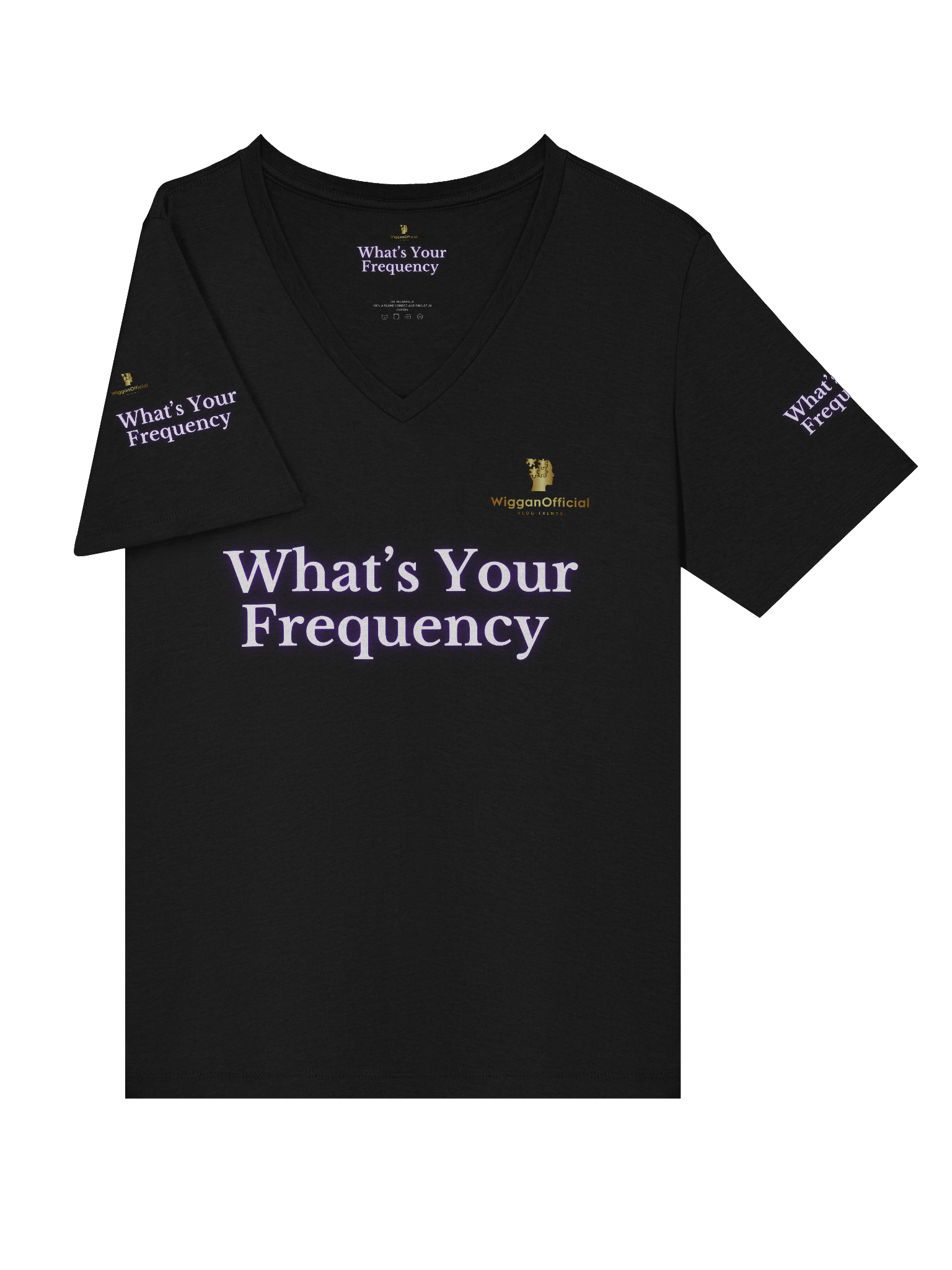 WigganOfficial Frequency V-Neck T-Shirt product image (27)