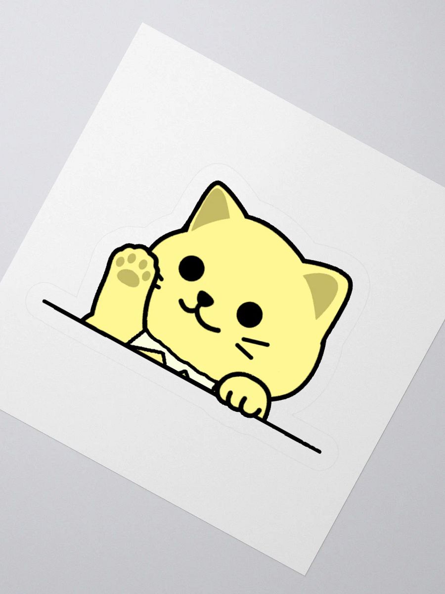 Special Cat Waving Sticker product image (4)