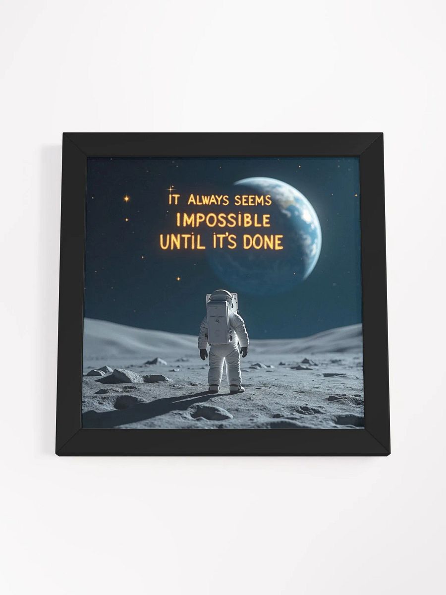 Cosmic Inspiration: Framed Astronaut Poster product image (49)