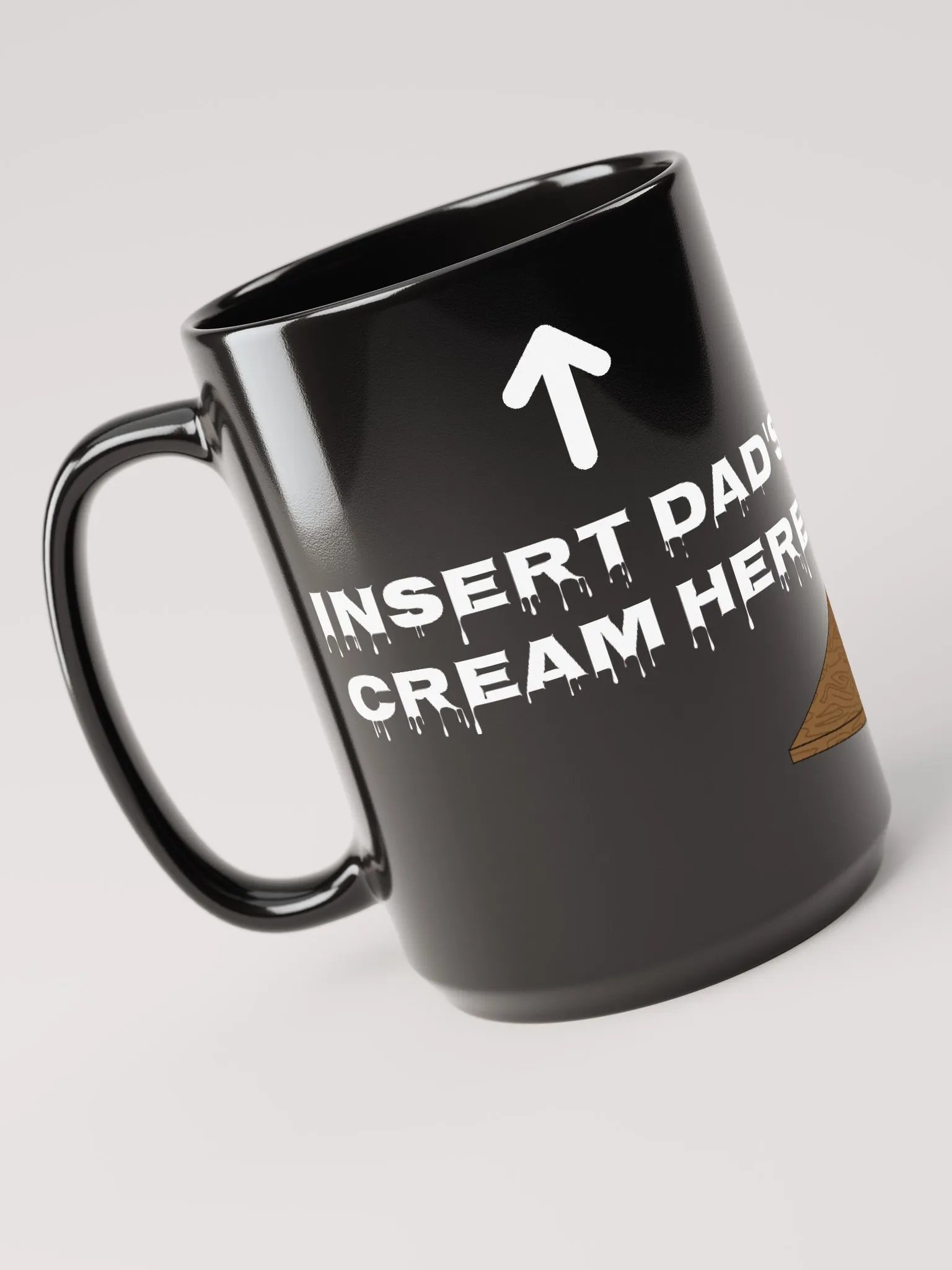 Creamy Morning Treat 15oz Black Mug product image (3)