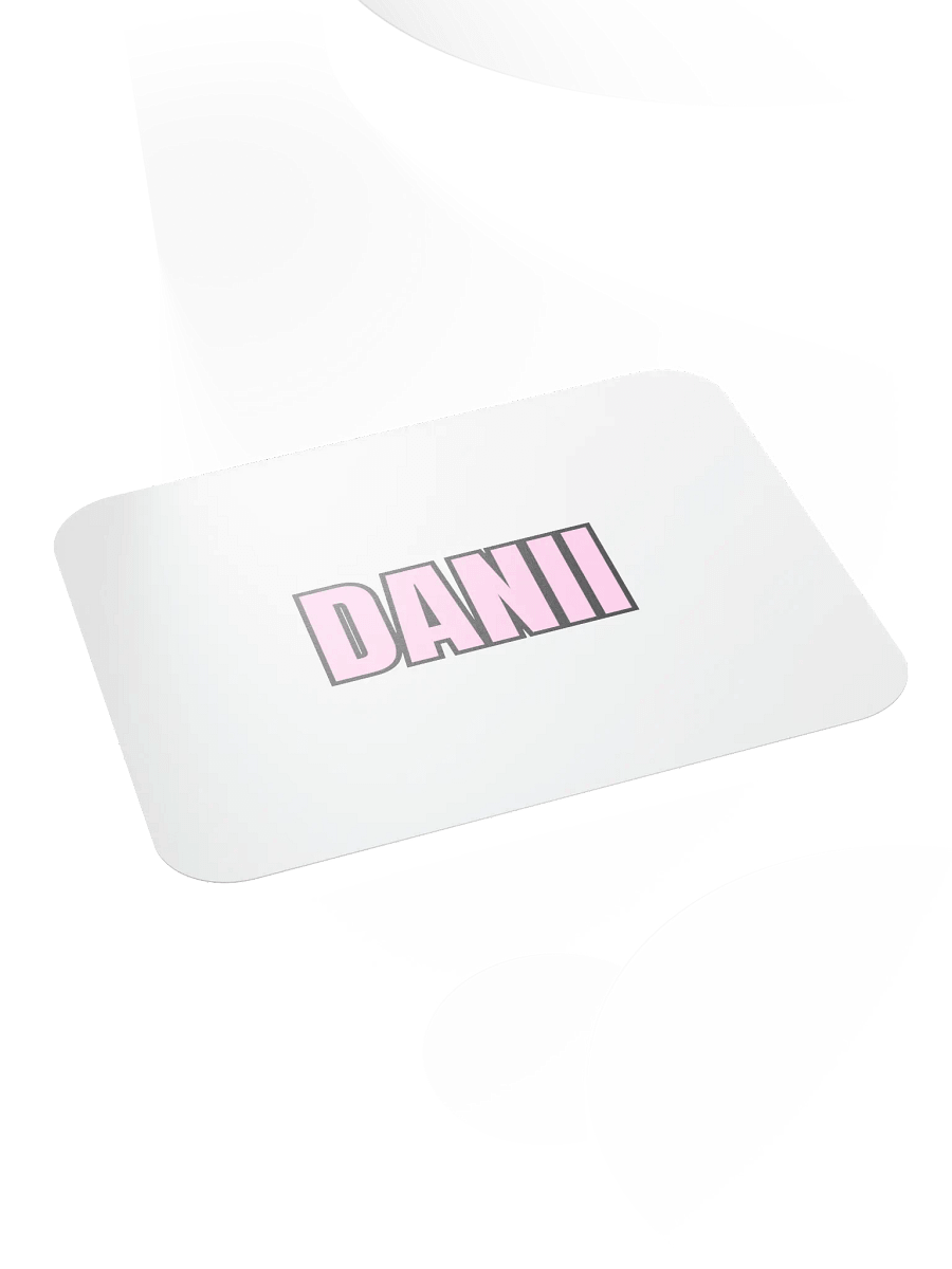 DANII PINK BLACK MOUSE PAD product image (4)