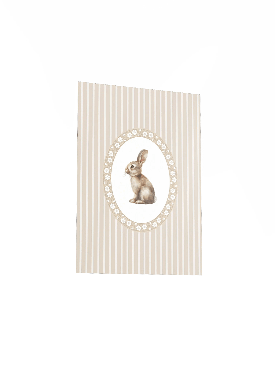 Classic Boho Bunny Floral Nursery Print product image (4)