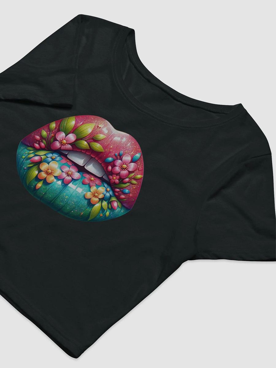 Blooming Lips Bella Canvas Crop Tee product image (6)