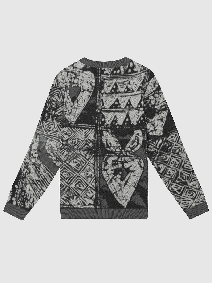 Unity Print Knit Sweatshirt by Yelé with Charcoal Trims - Art-Inspired Symbolic Apparel product image (9)