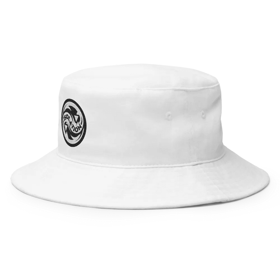 ISOL▲TION — 2024 LOGO — BUCKET HAT — B&W product image (10)