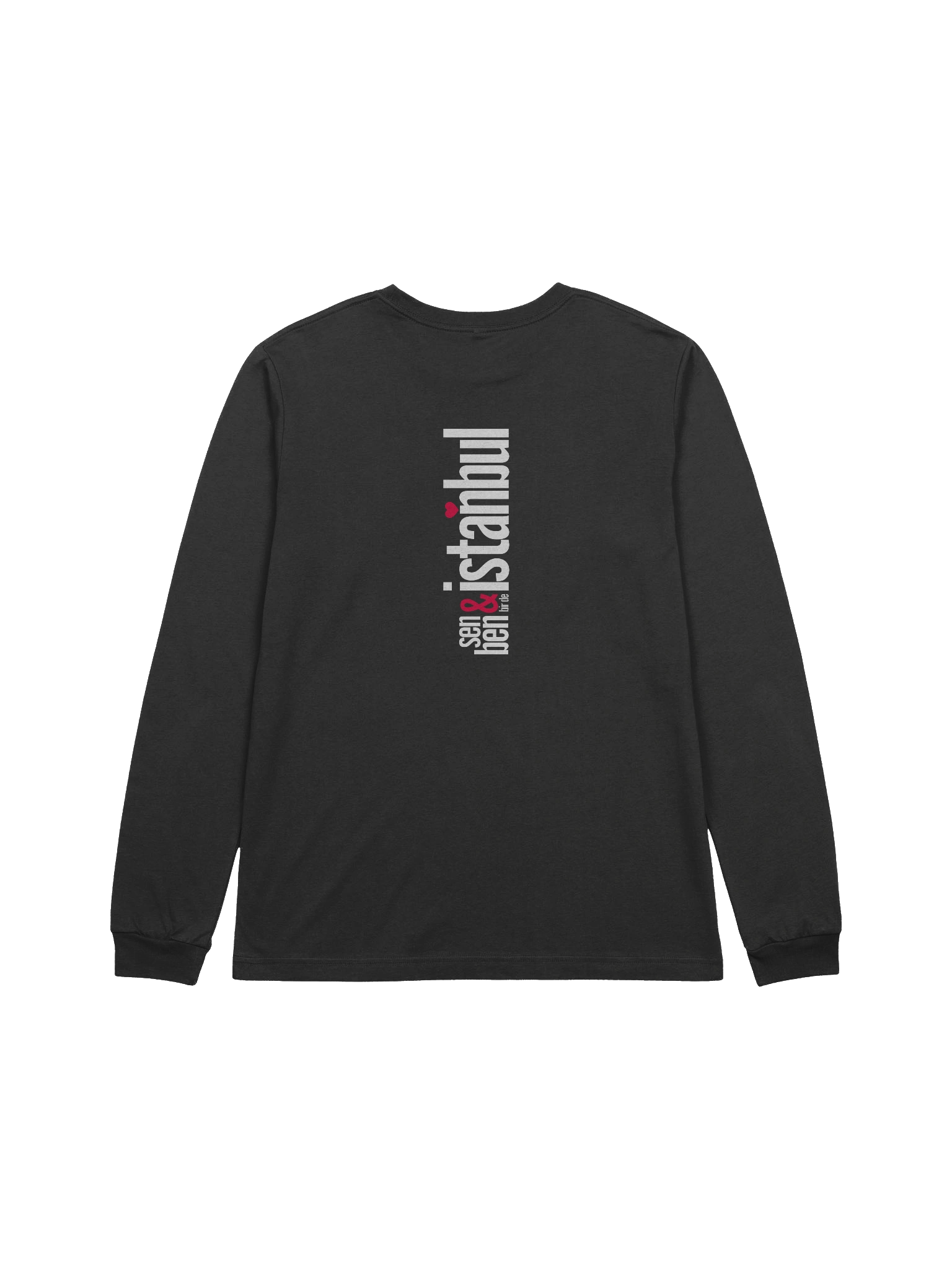 İstanbul’un Dört Mevsim Aşkı: Sen & Ben Bir de İstanbul Tasarımlı Bella+Canvas Uzun Kollu T-Shirt product image (12)