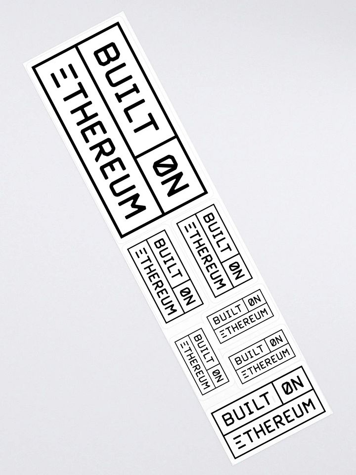 Build on Ethereum stickers product image (2)