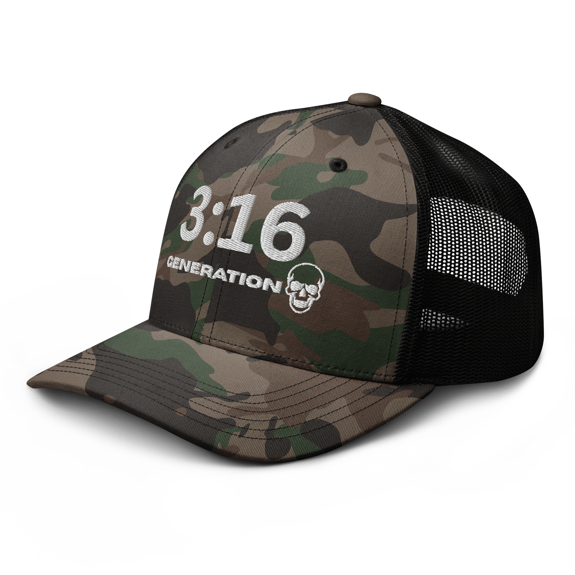 AEG 3:16 Generation Camo Trucker Cap product image (4)