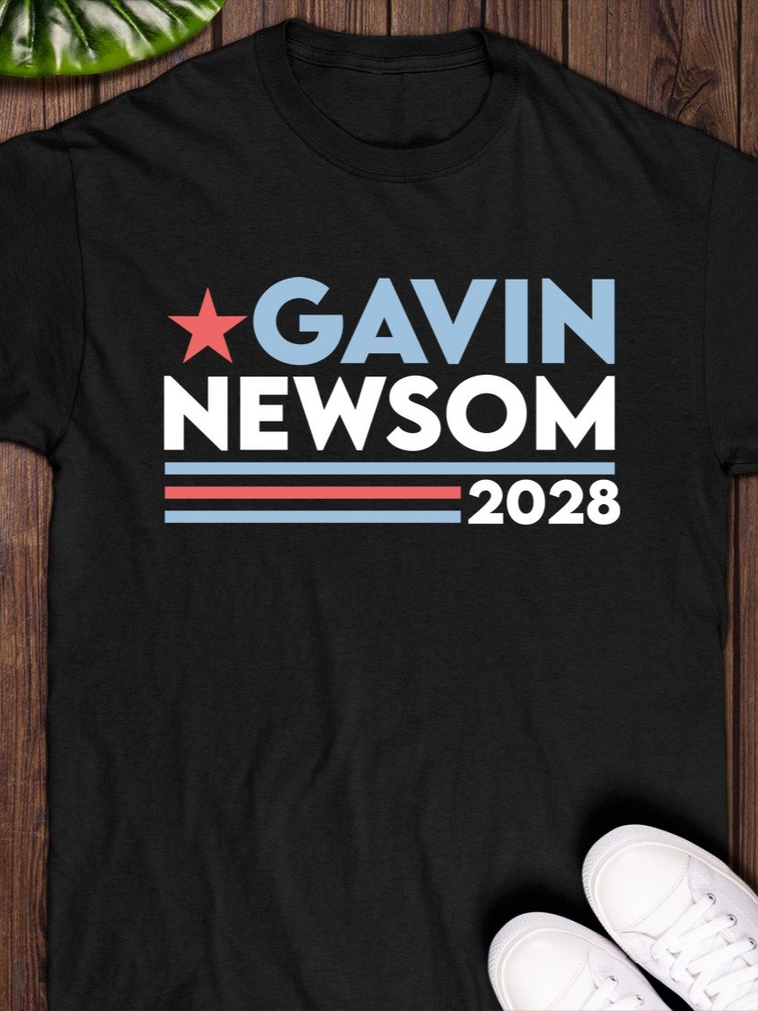 Gavin Newsom 2028 President T-Shirt product image (1)