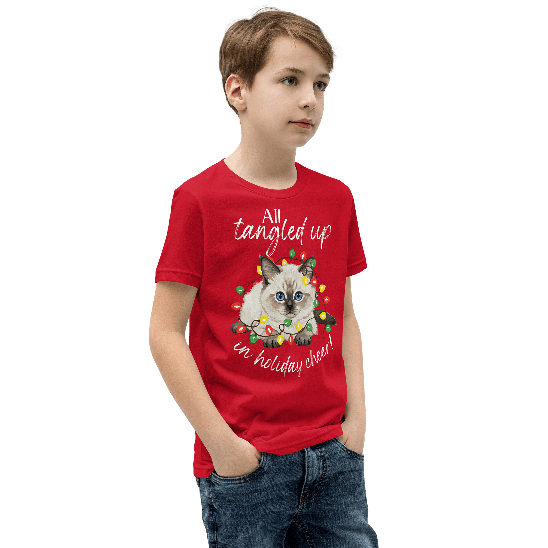 Kids Christmas Ragdoll Cheer T-Shirt product image (8)
