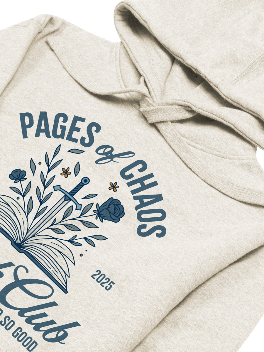 Pages of Chaos Book Club Hoodie (Light) product image (12)