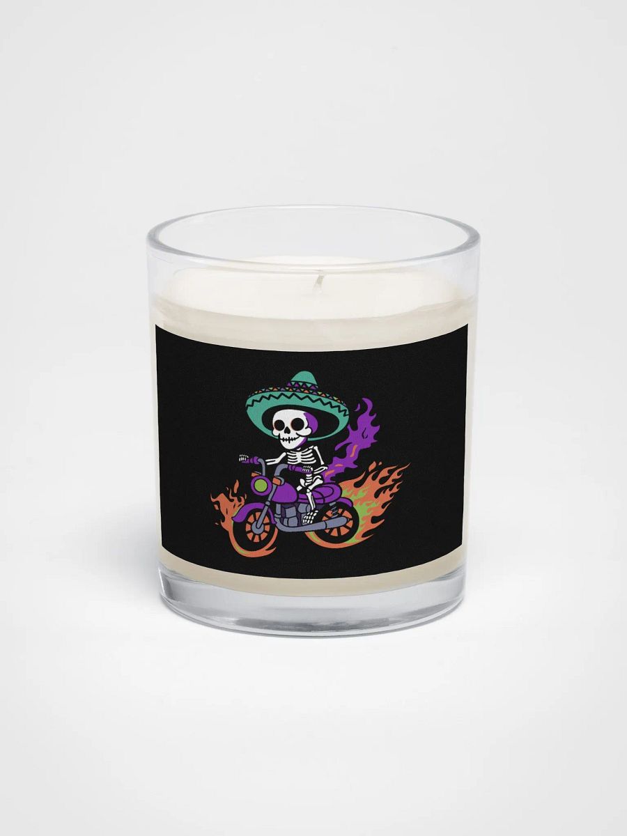 Bone to be Wild Colorful Soy Wax Glass Jar Candle product image (1)