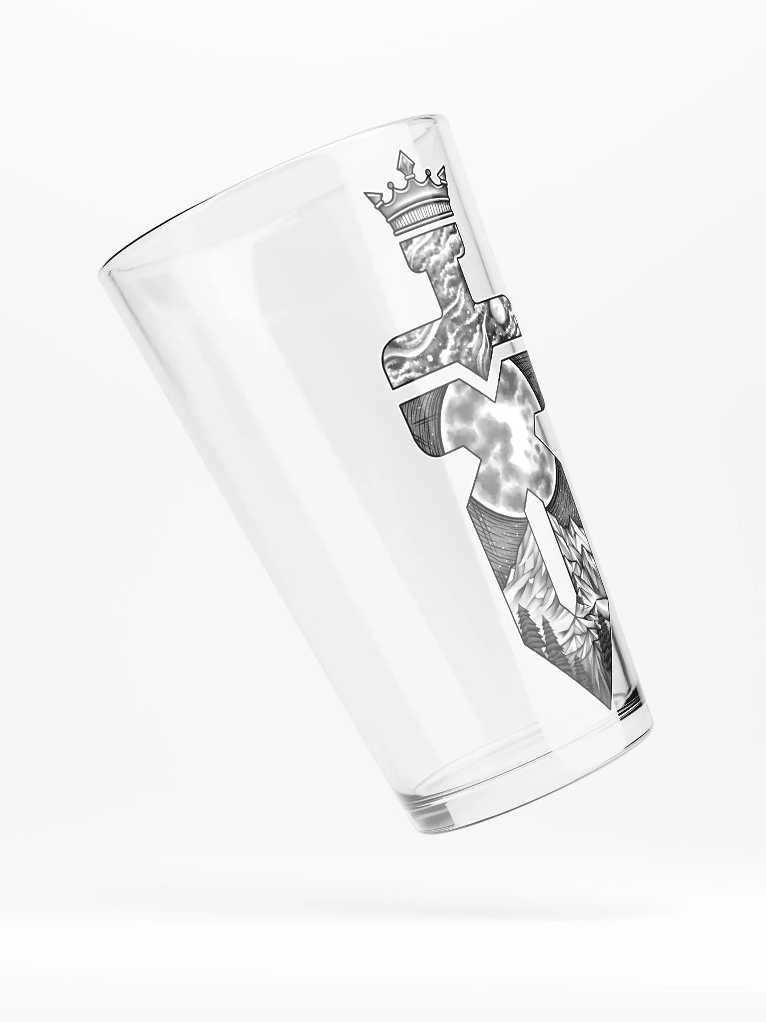 Shaker Pint Glass (Gray Logo) product image (4)