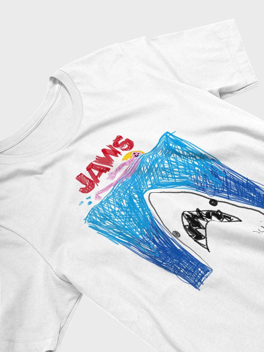 🦈 "JAWS" CreepyKids Horror Girl Tee Art Print 💀 product image (3)